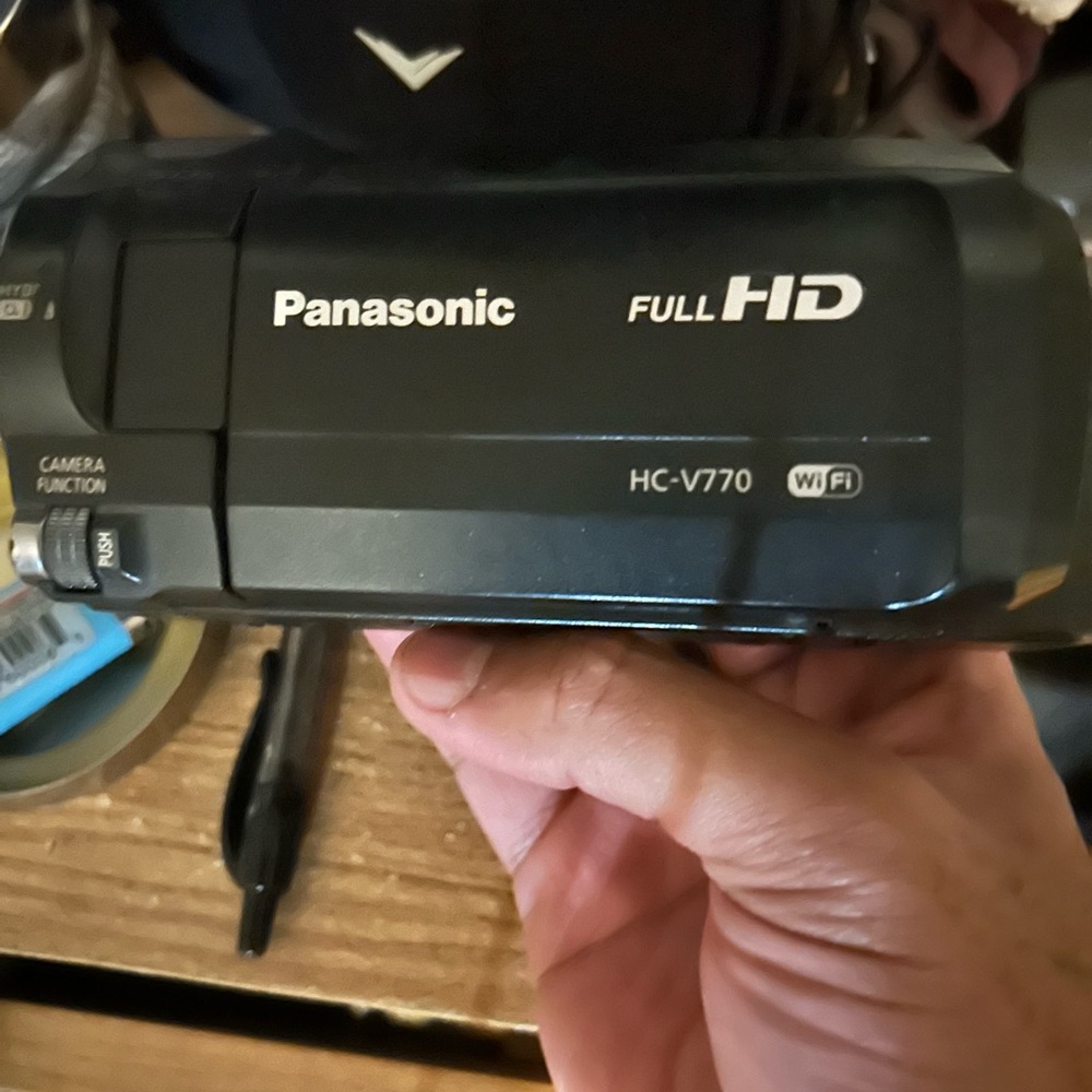Panasonic HC-V770 Full HD Camcorder - Black